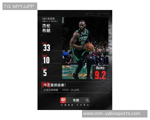 杰伦布朗中距离投篮表现惊艳全联盟命中率高达532引发热议